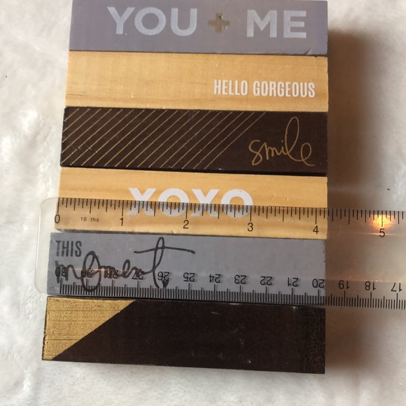 Heidi Swapp Picture Frame Wooden Stands 6 Pieces Inspirational Rectangle 2015 - Picture 5 of 6